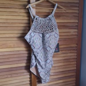 NWT! Marilyn Monroe One Piece Swimsuit High Neck